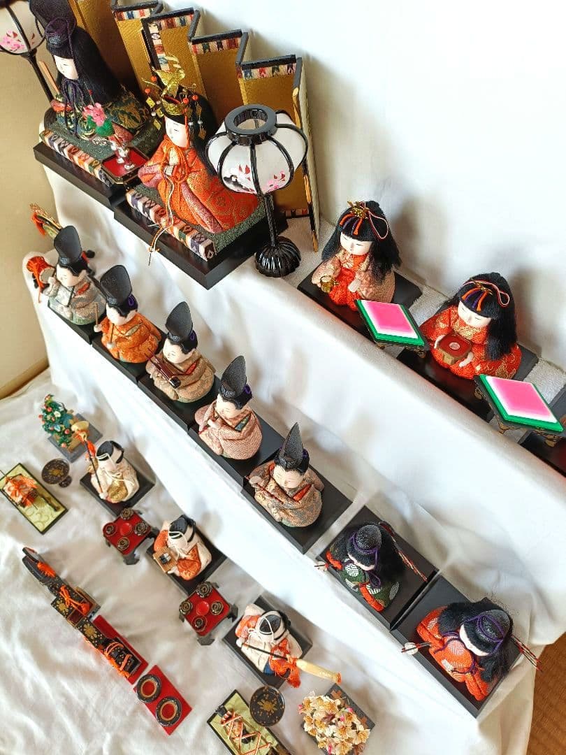 雛人形15体セット　昭和レトロ