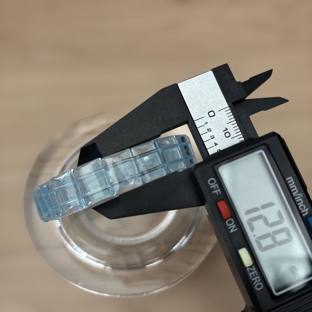 アクアマリン天然石ブレスレット　シルクブレスレットポーチ付き7 ※あきぽん