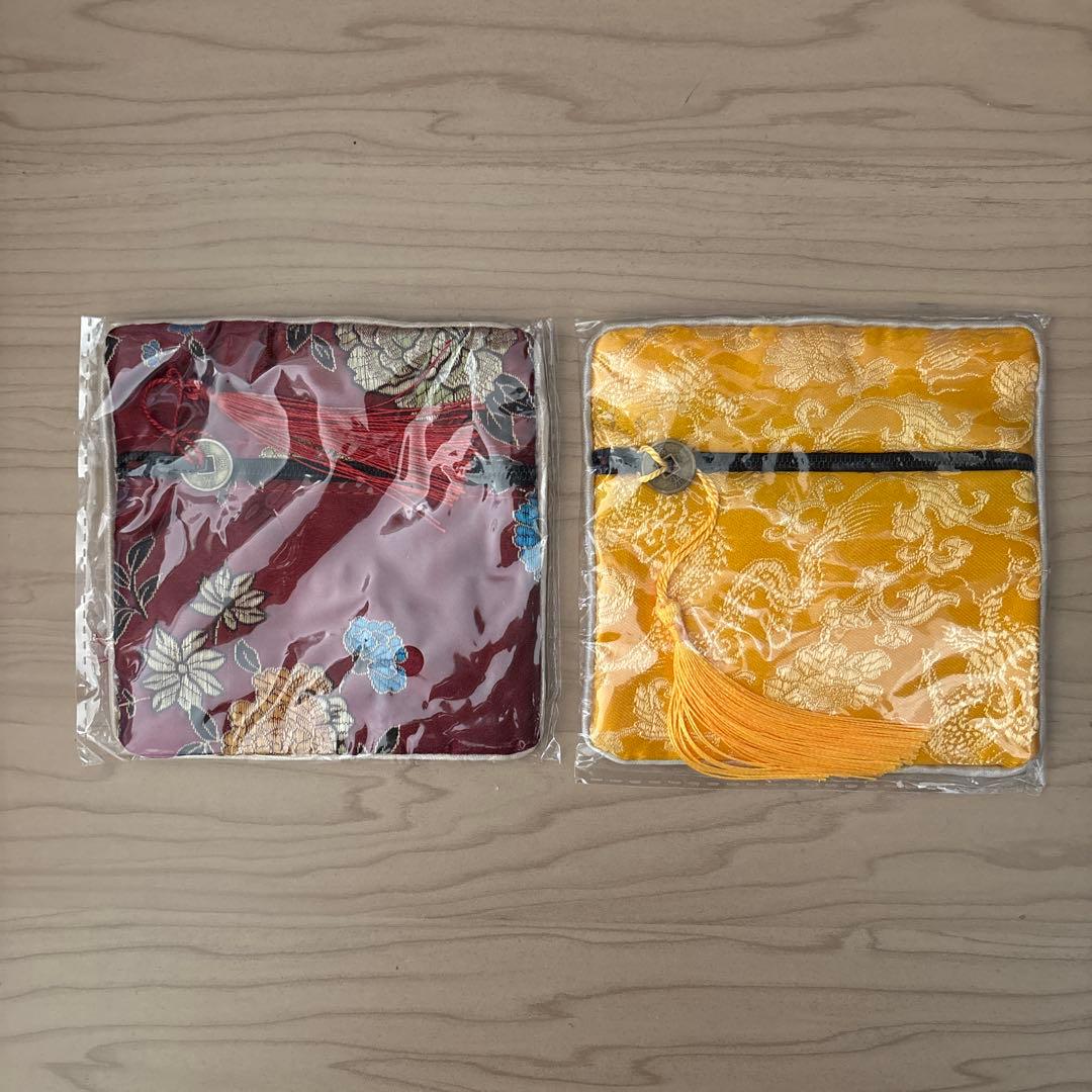 アクアマリン天然石ブレスレット　シルクブレスレットポーチ付き7 ※あきぽん