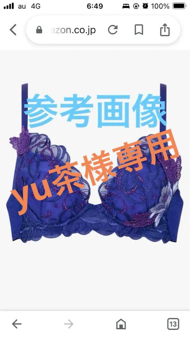 専用品　サルート E75 87グループ　VIVA LINEブラ　上下セット