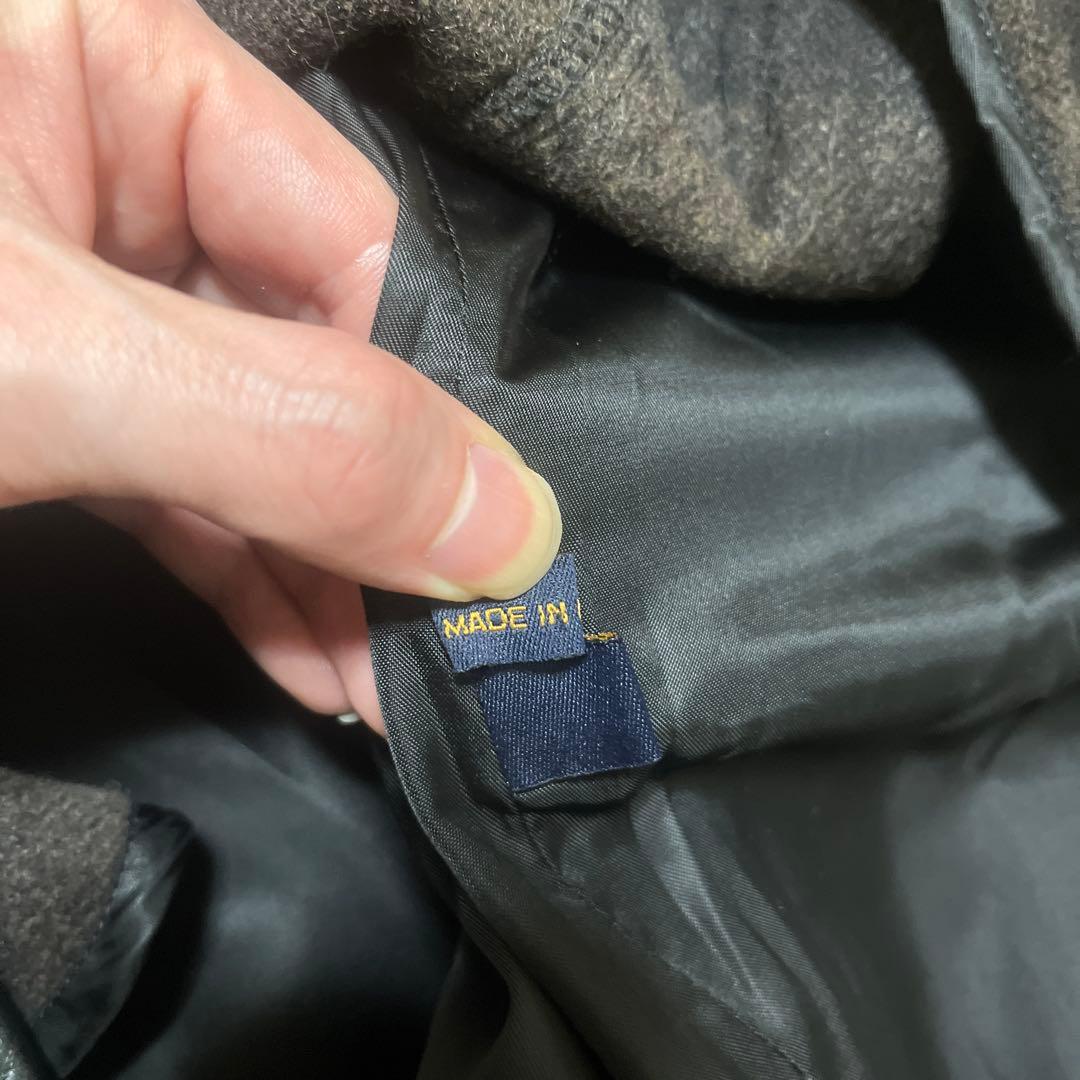 極美品　usa製　90s 00s old coach レザーカーコート