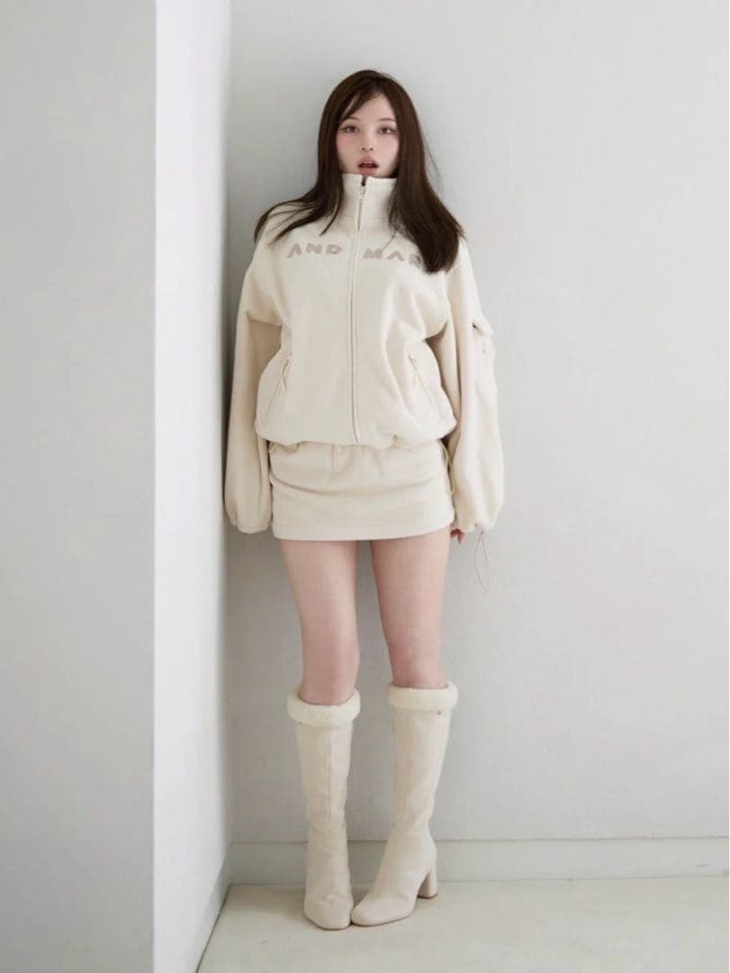 and mary Mary logo fleece skirt【正規品】