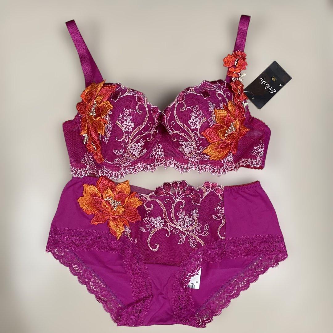 <最終価格>ワコール サルート ブラ&ショーツ セットアップ　D65 Mサイズ