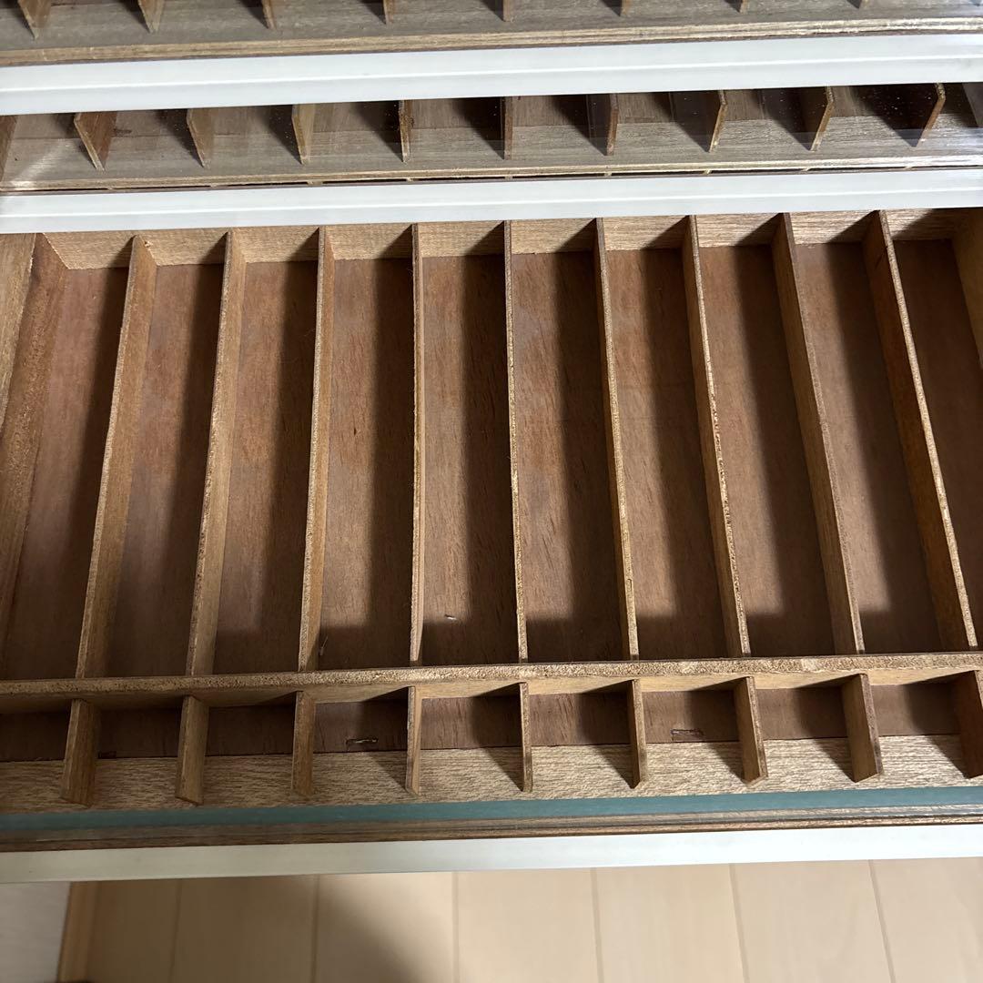 糸ケース　什器　アンティーク　レトロ