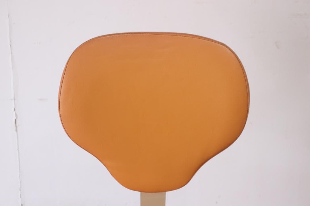 レトロ オカムラ デスクチェア 学習椅子 回転 昇降 リクライニング レザー