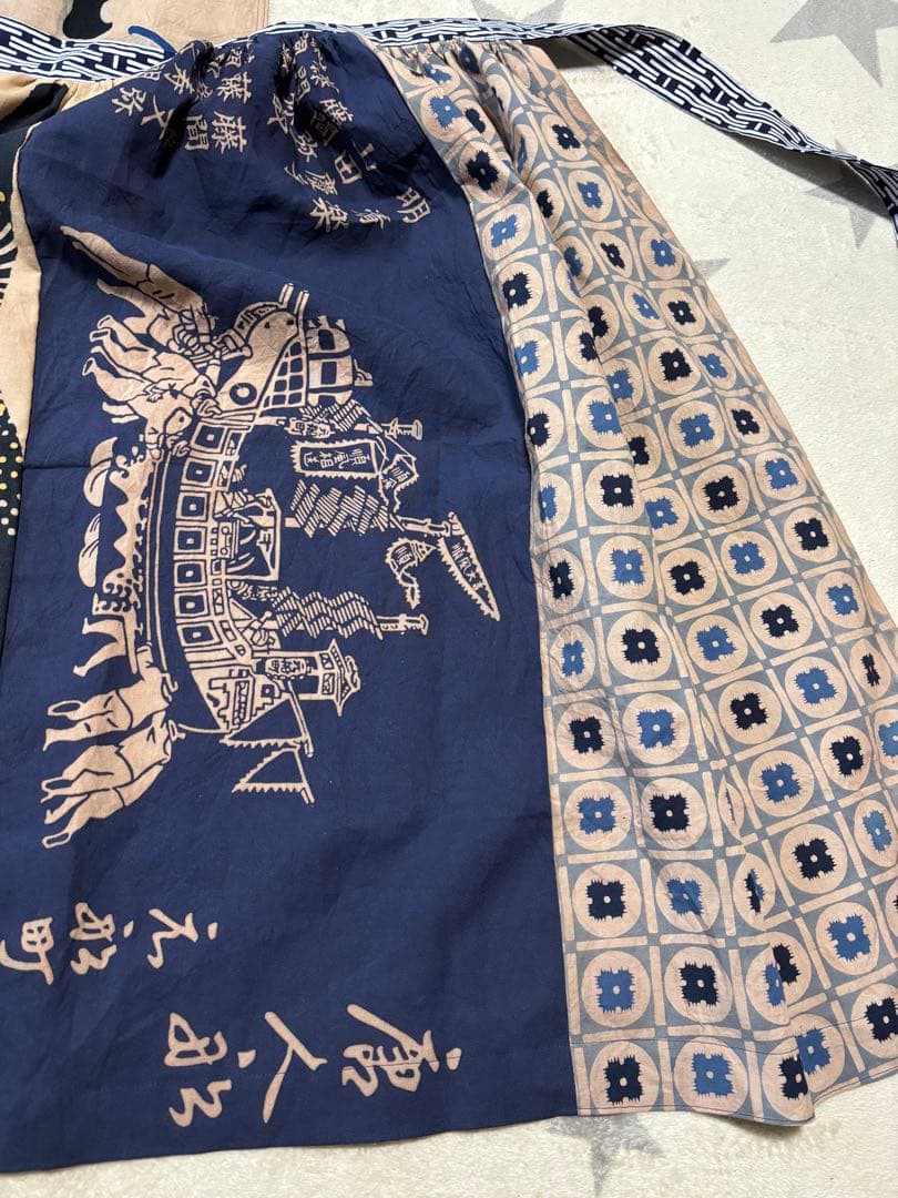 ppsk　1073 ジャンパースカート　花火　狛犬　手ぬぐい　手拭い