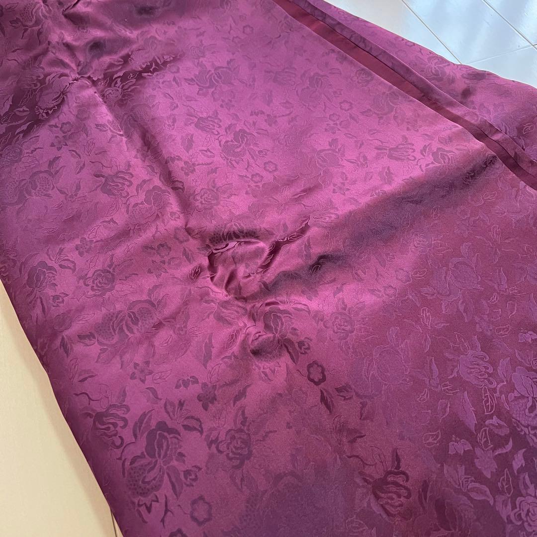 り*ん様 室内着用のみ ほぼ新品 チマ チョゴリ シルク 絹 ピンク系 バッグ付