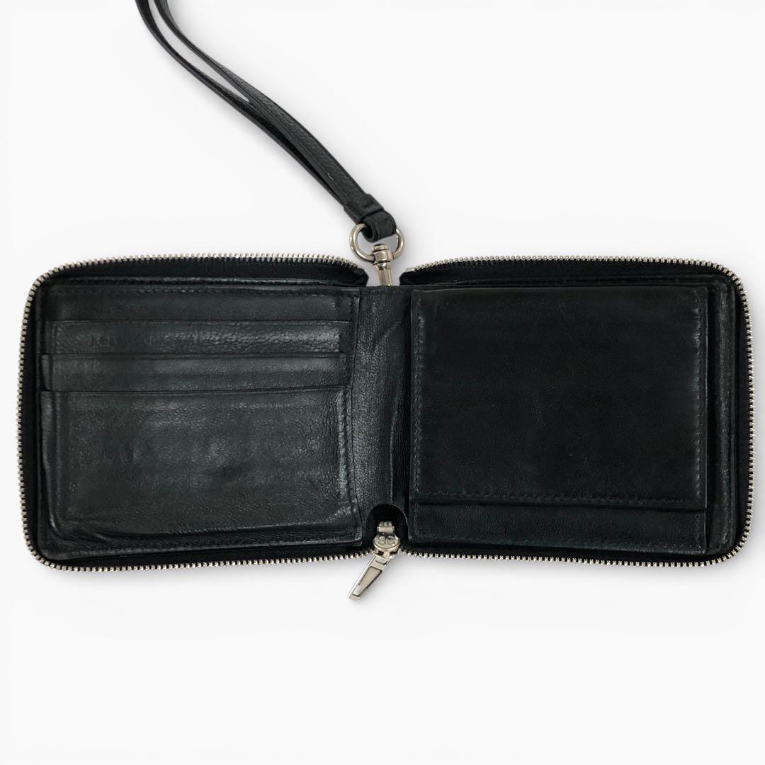 バレンシアガ エッセンシャル スモールウォレット ストラップ付き 財布