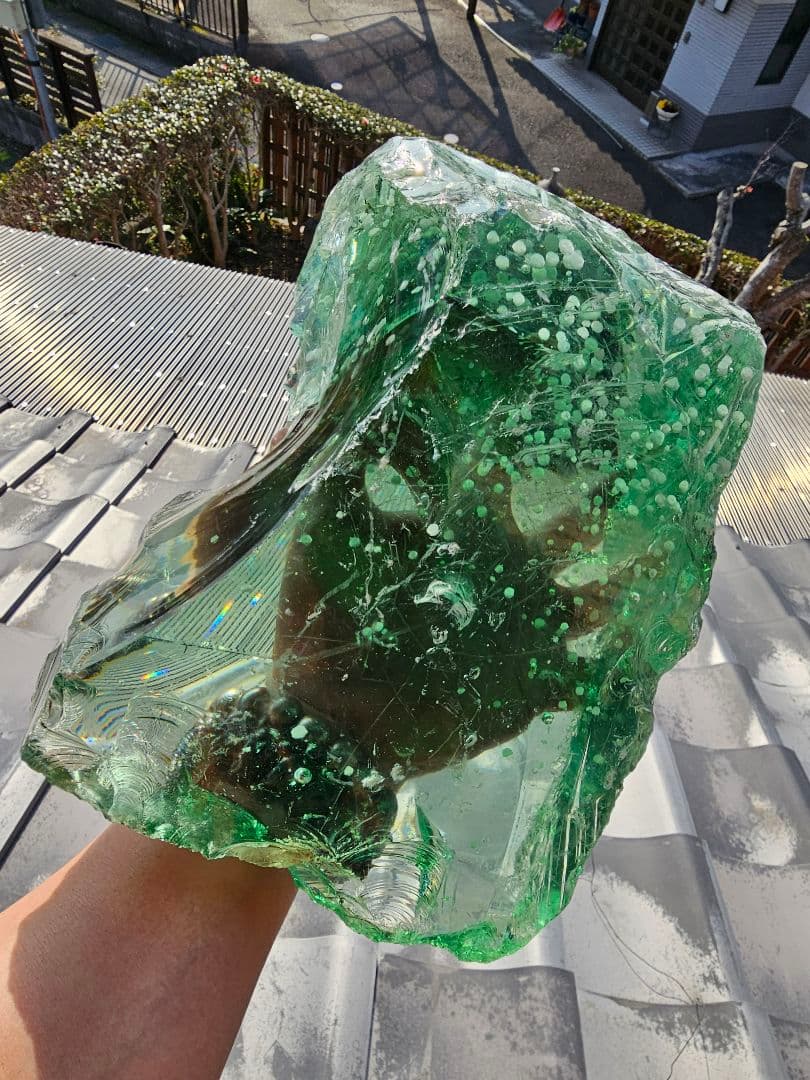 超巨大‼️約6.9kg‼️アンダラクリスタル クリストバライト入り‼️