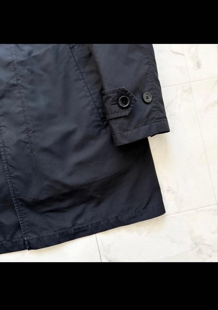 バーバリー 4way ステンカラーコート ダウン ライナー ノバチェック 黒 M