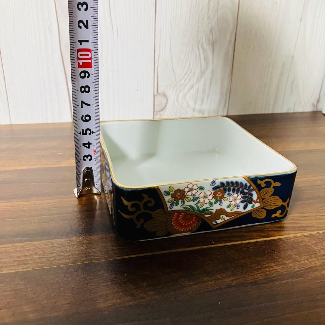 【希少 新品】有田焼 其泉窯 古伊万里 金襴手 三段重 金彩 お重 元箱付き