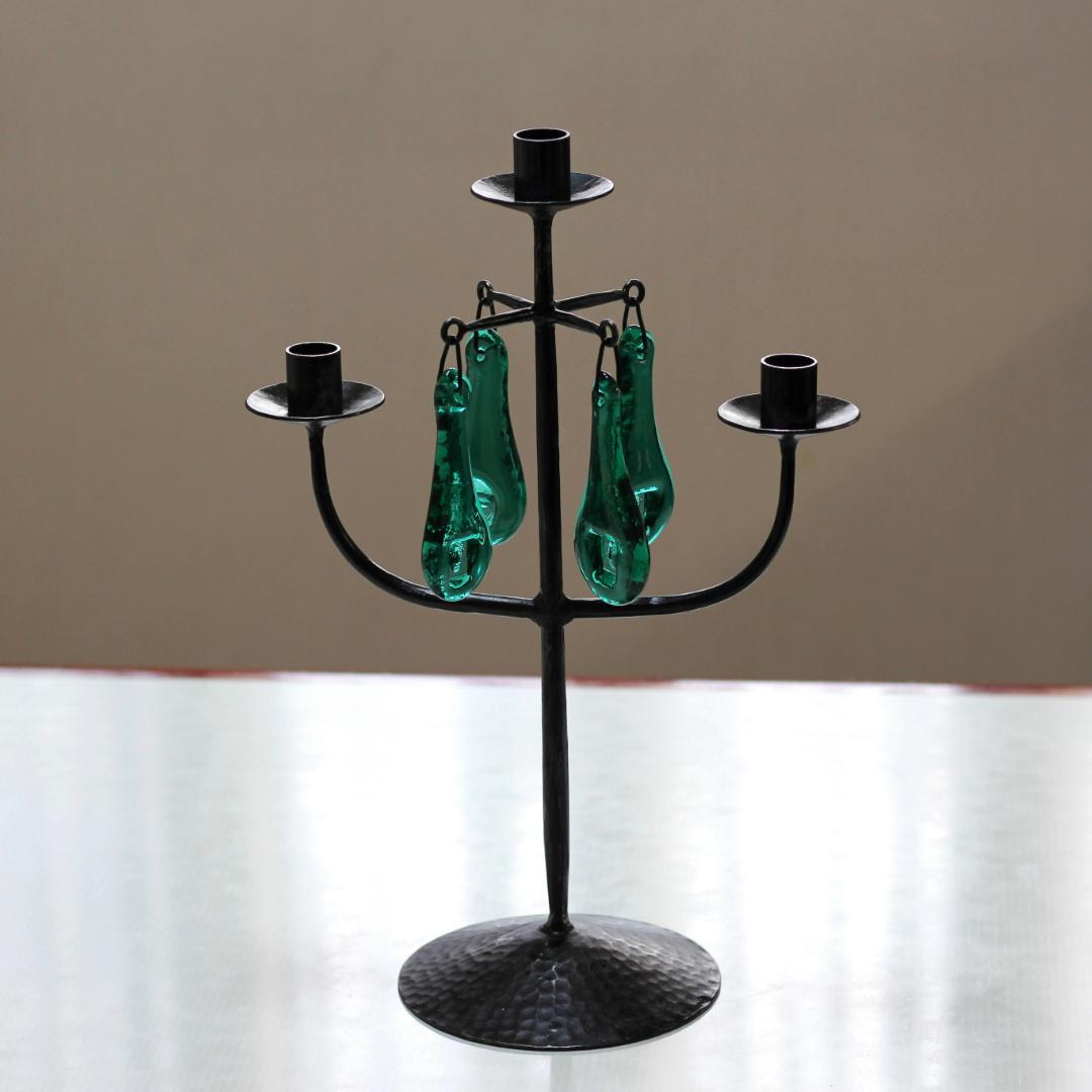 【超貴重】エリックホグラン　激レアカラー・完璧な刻印・初期型　キャンドルスタンド