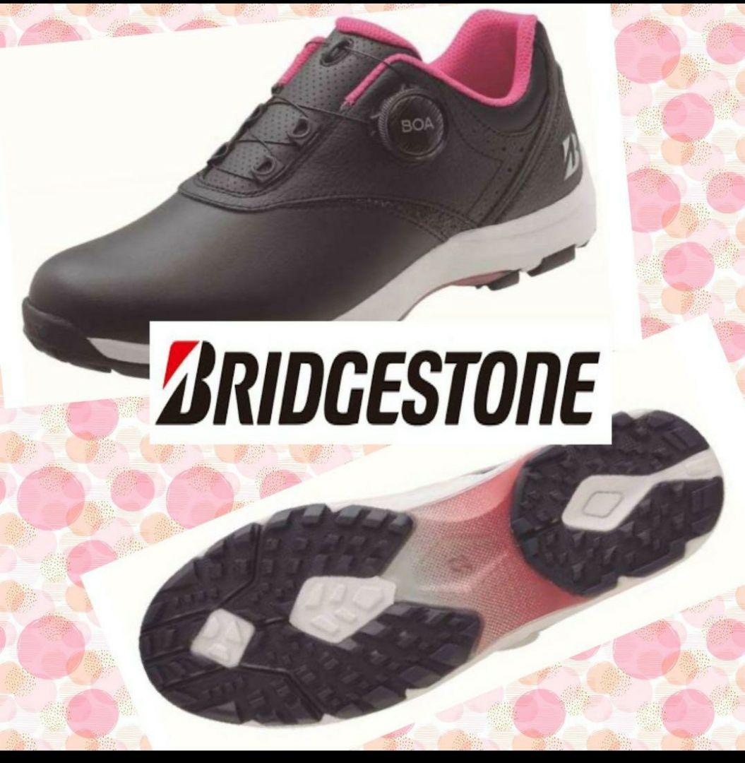 新品ブリヂストン　ゴルフシューズ　ゼロ・スパイク　バイターライト　23.5cm