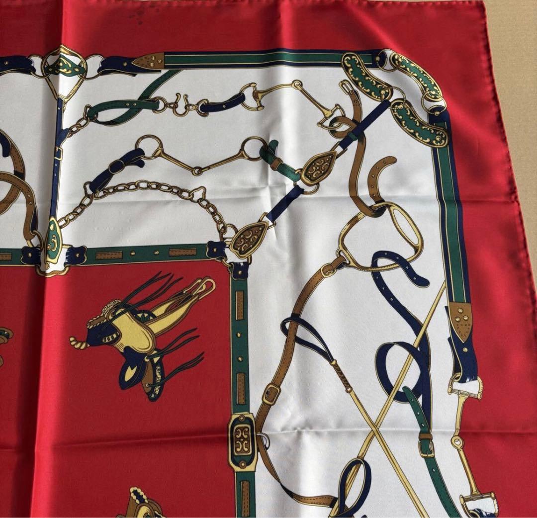 HERMÈS 馬具デザイン スカーフ