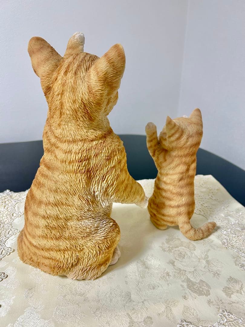 猫 置物 ガーデニング 雑貨 ガーデン オーナメント オブジェ セット