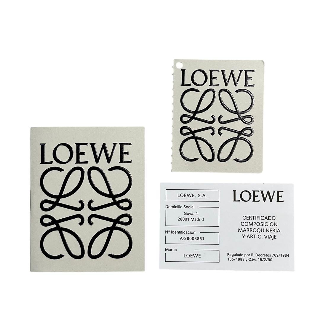 希少✨ロエベ バーティカルウォレット 三つ折り財布 アナグラム バイカラー