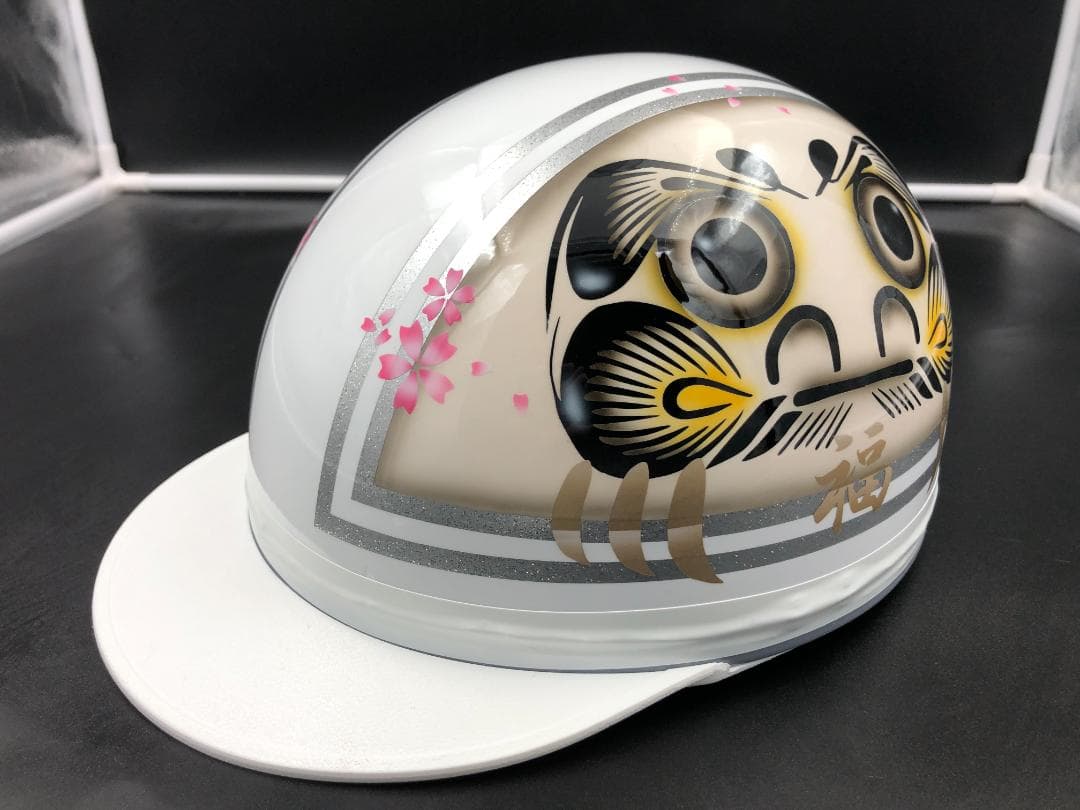 コルク半　カスタム　3つボタン　だるまホワイト　高級クリヤ送料無料