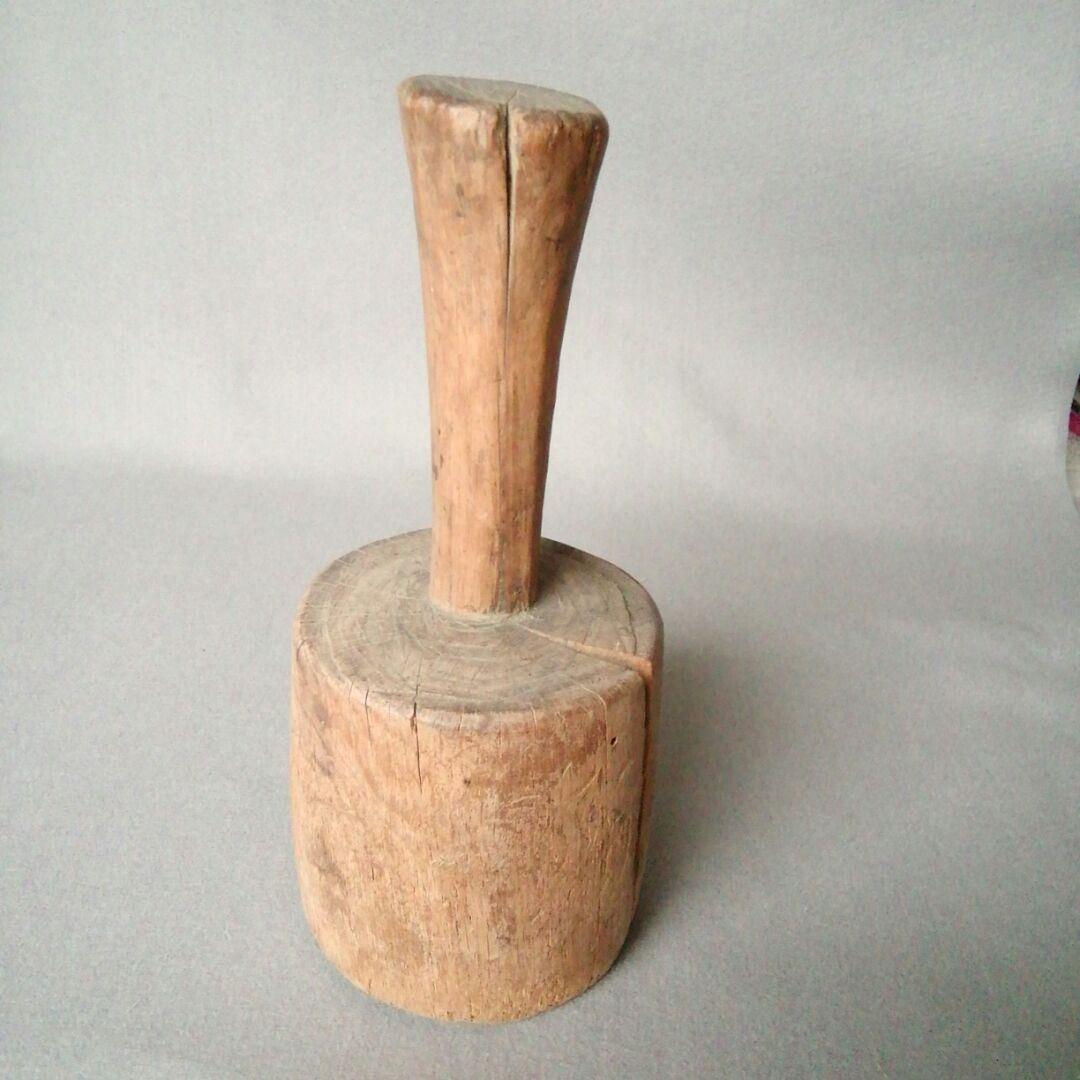 砧(きぬた)　木製　農具　道具　藁　作業道具　農業道具　叩き道具　農業