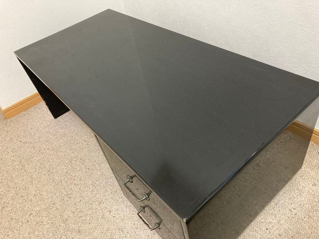 文机 引き出し2段付き 昭和レトロ アンティーク