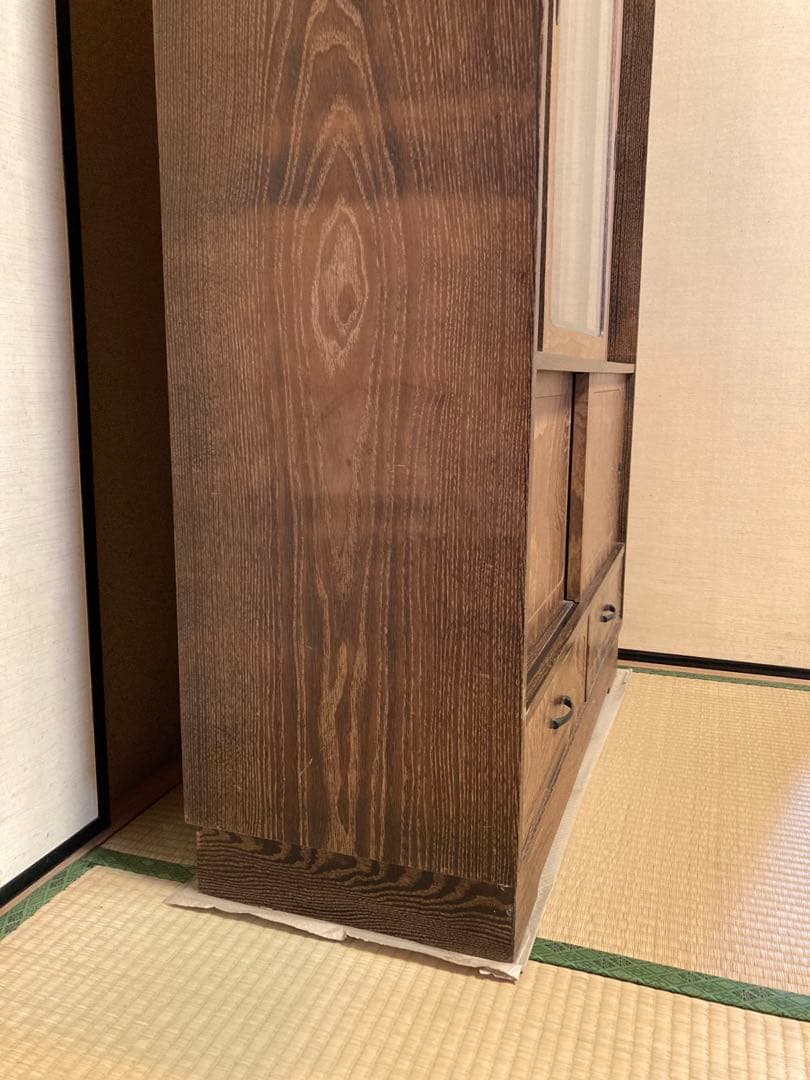 水屋箪笥　茶箪笥　飾り棚　昭和レトロ