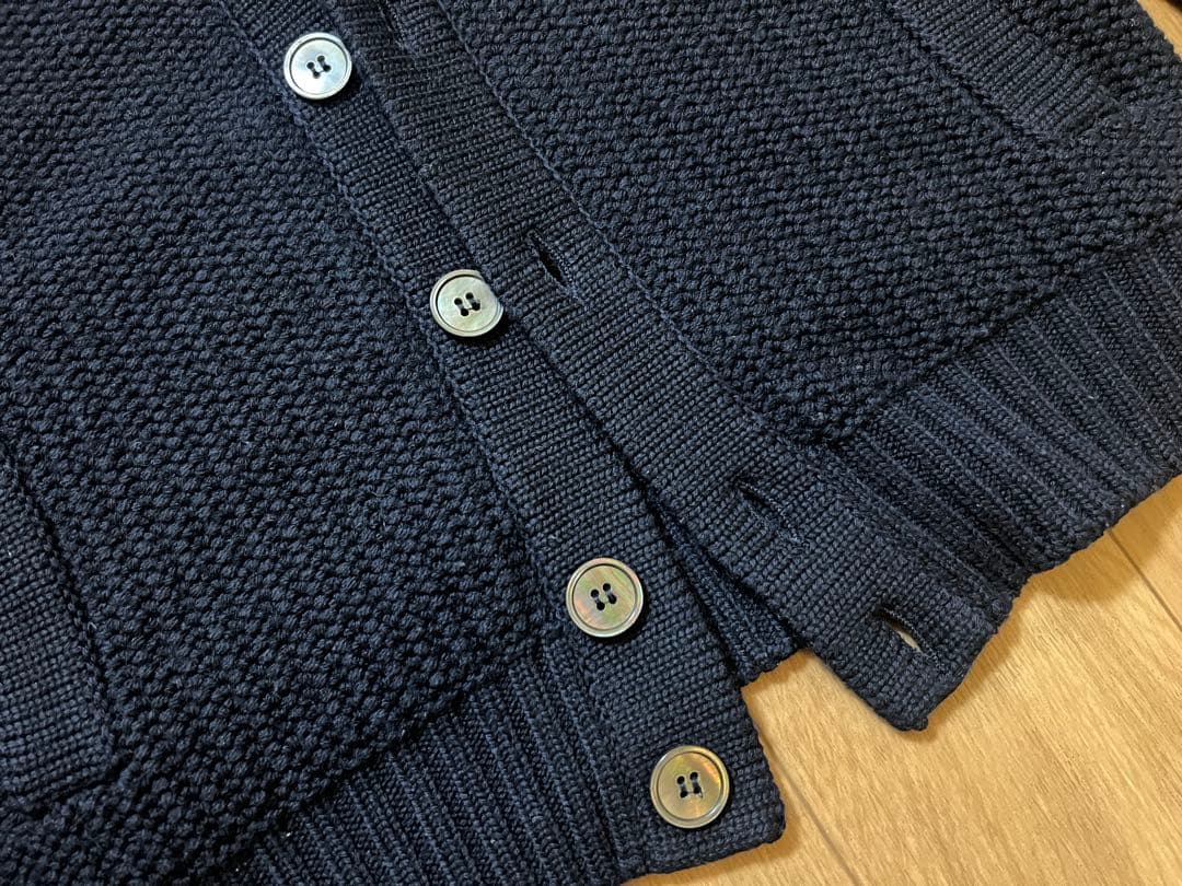 ザノーネ chioto 44 ローゲージ ネイビー 着用3回の極美品