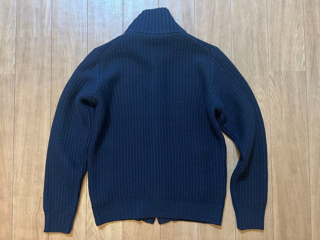 ザノーネ chioto 44 ローゲージ ネイビー 着用3回の極美品