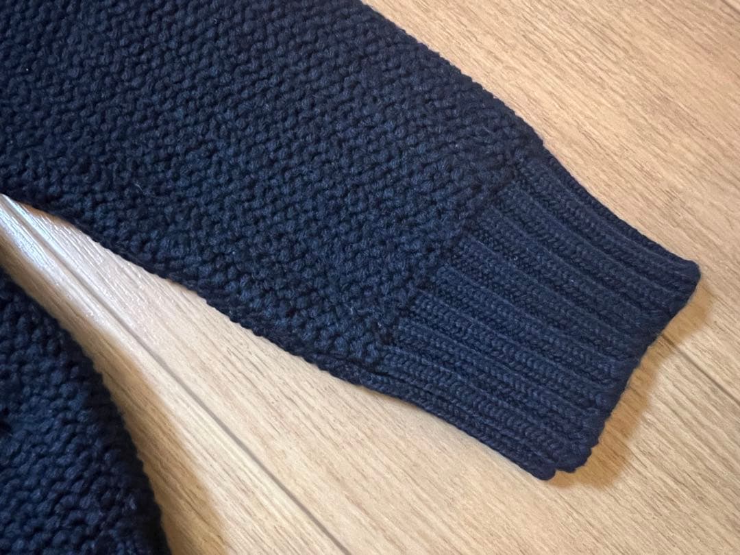 ザノーネ chioto 44 ローゲージ ネイビー 着用3回の極美品