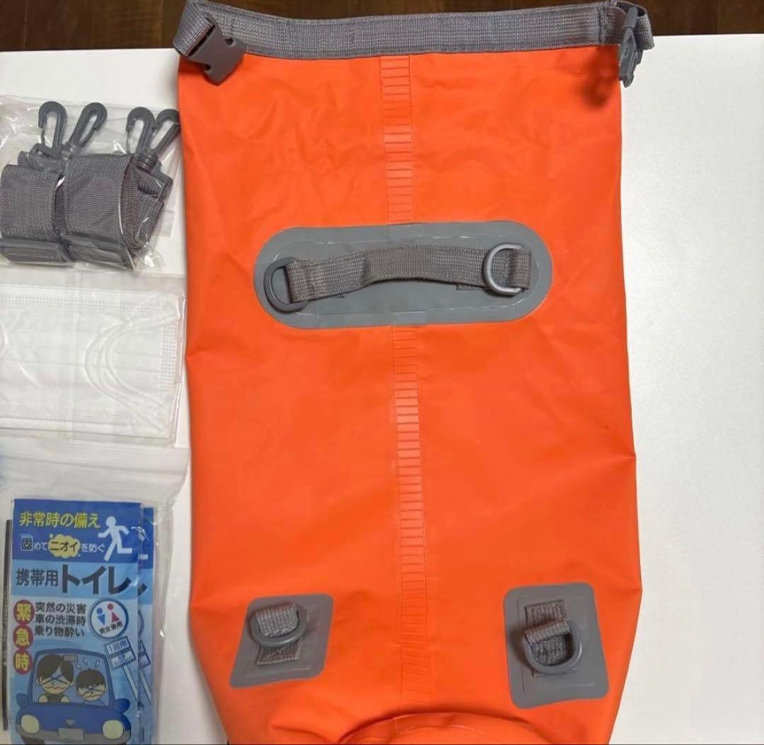 【28点セット】LAPITA & HIH 防災キャリー+防水バッグ+グッズ26点