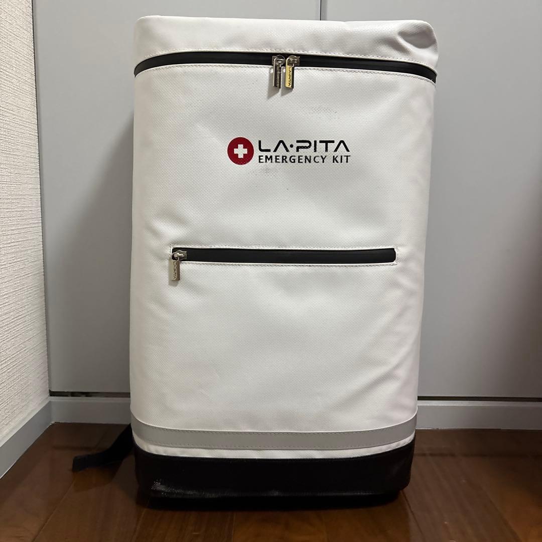 【28点セット】LAPITA & HIH 防災キャリー+防水バッグ+グッズ26点