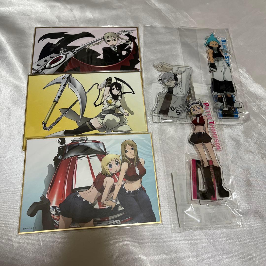 ソウルイーター くじ引き堂 アクスタ ブラックスター シュタイン マカ 色紙