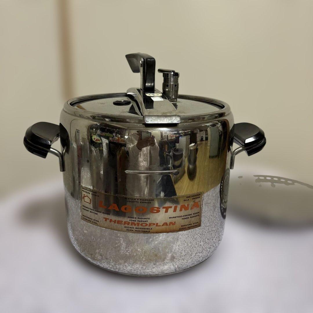 LAGOSTINA18/10圧力鍋ラゴスティーナ 圧力鍋 7Lイタリア製