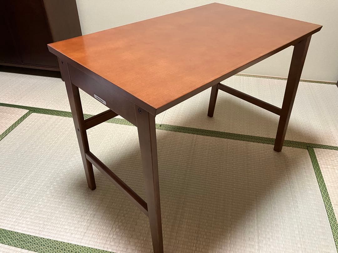 週末特別価格！カリモク60＋　木製学習机 ブラウン　美品！