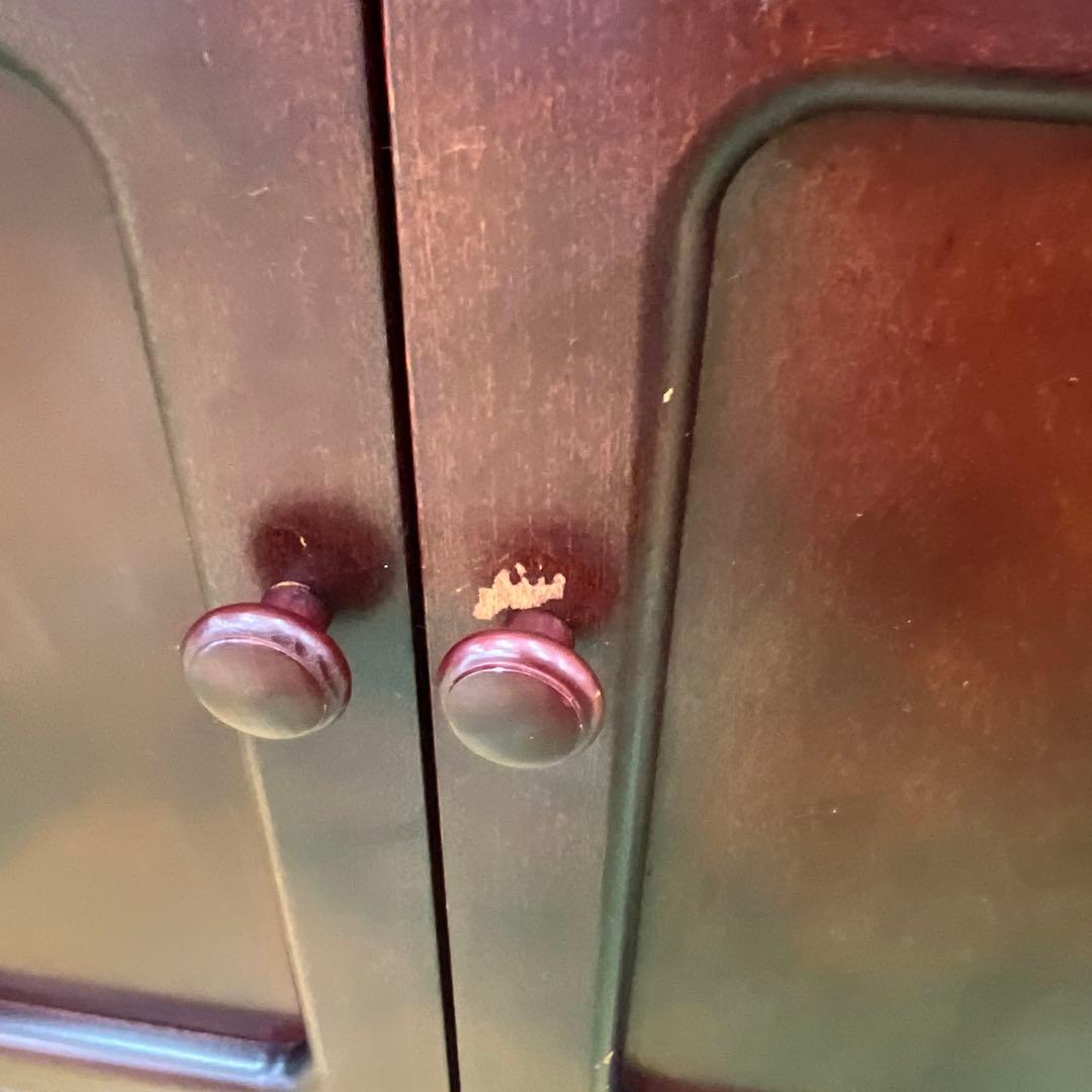 最終値下げ‼️カリモク オールドカリモク 電話台 ダークブラウン