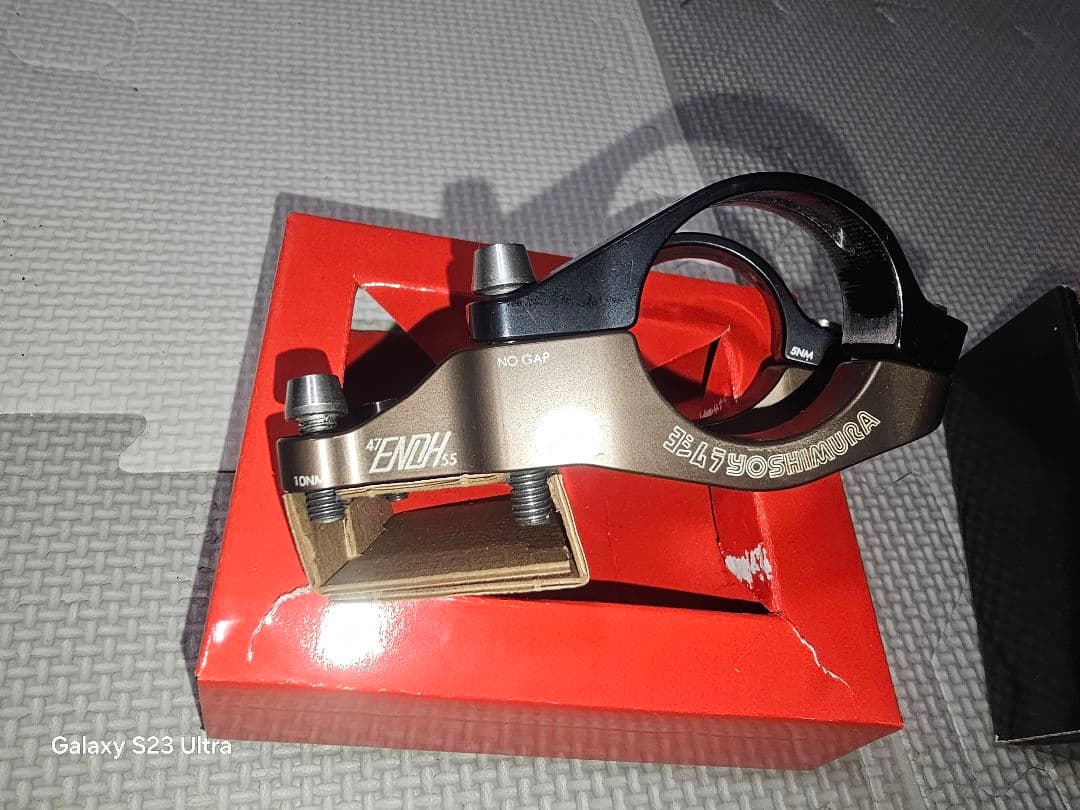 YOSHIMURA DH35-45-PW ステム ブラック/ゴールド