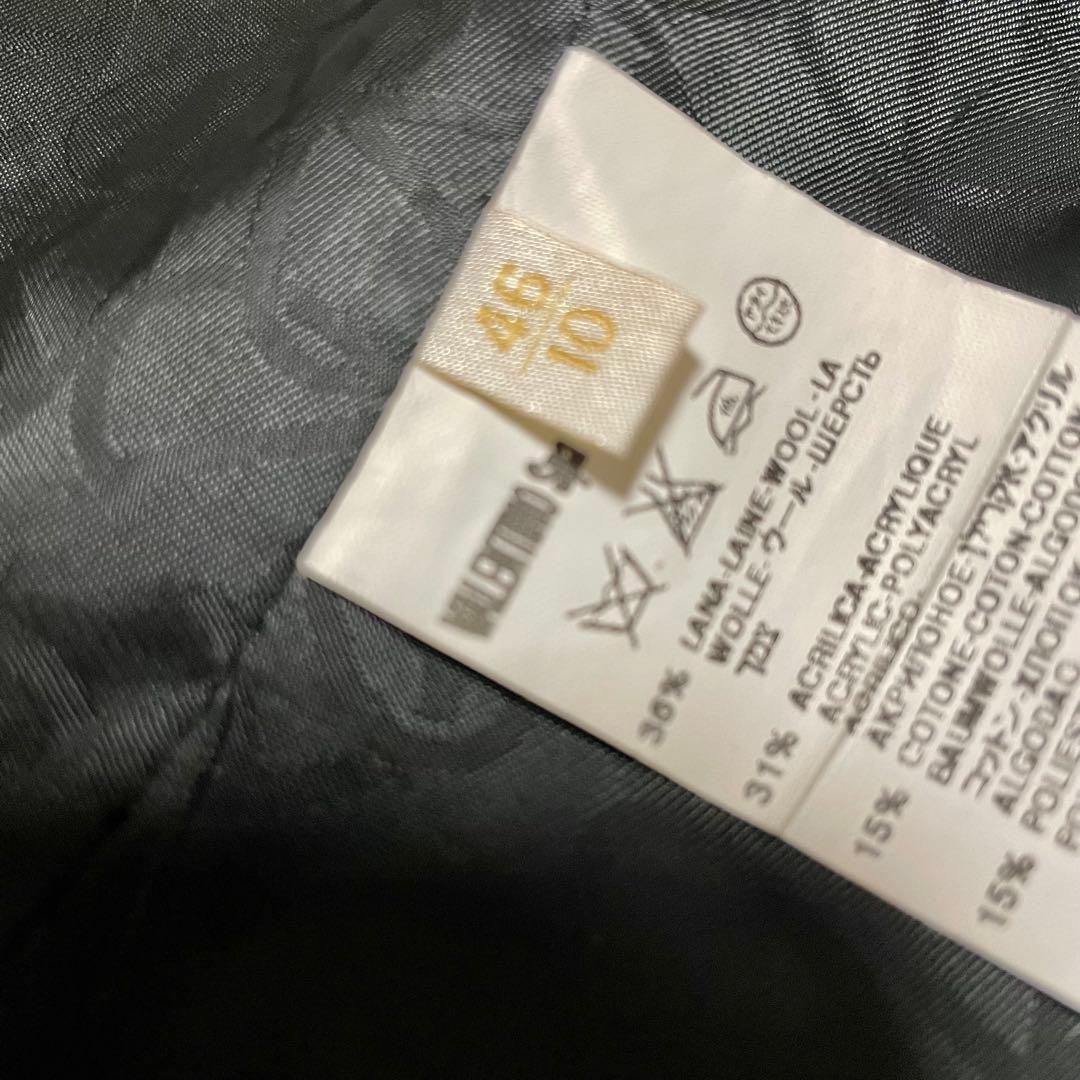 完売品‼️VALENTINO ROMA ツイードロングコート　チェック　ストライプ