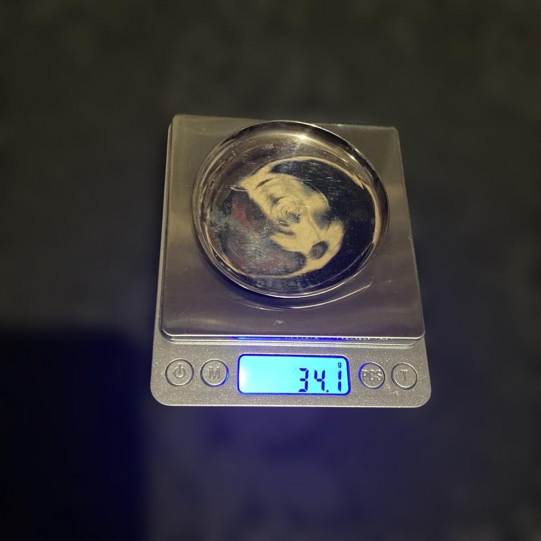 く*む様 も*る様 純銀受け皿34.1g