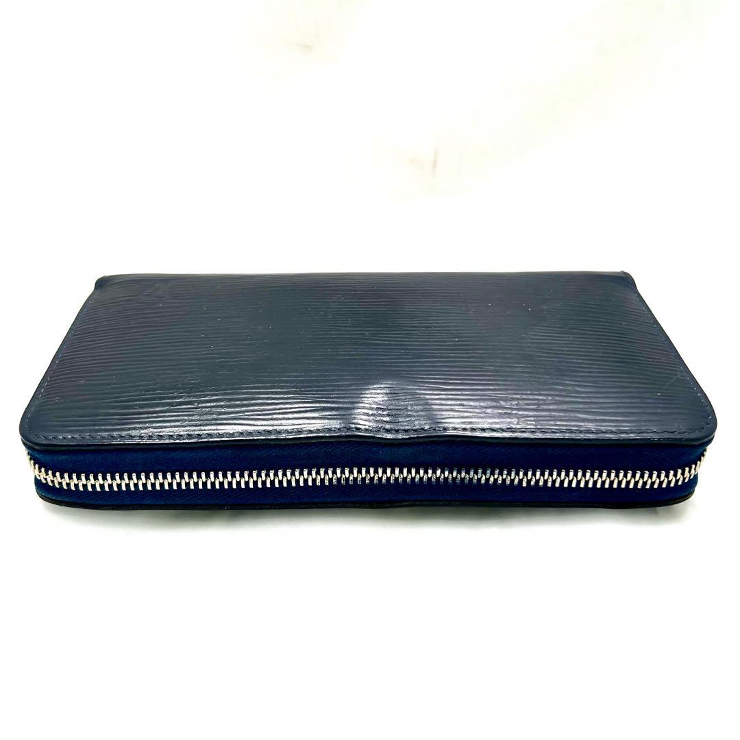 ルイヴィトン　 エピ ジッピーウォレット ネイビー ラウンドジップ 長財布