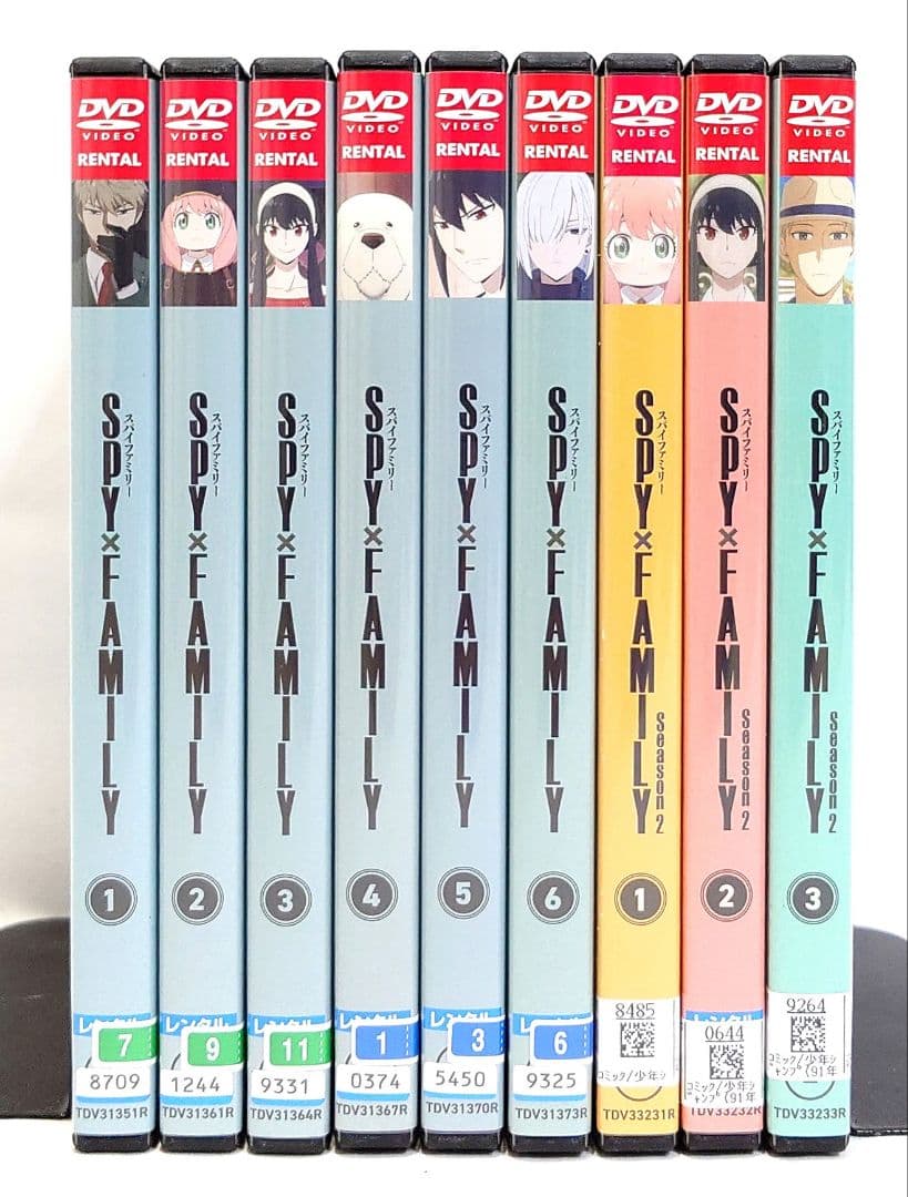 SPY×FAMILY/スパイファミリー【1期+2期】DVD 全9巻セット