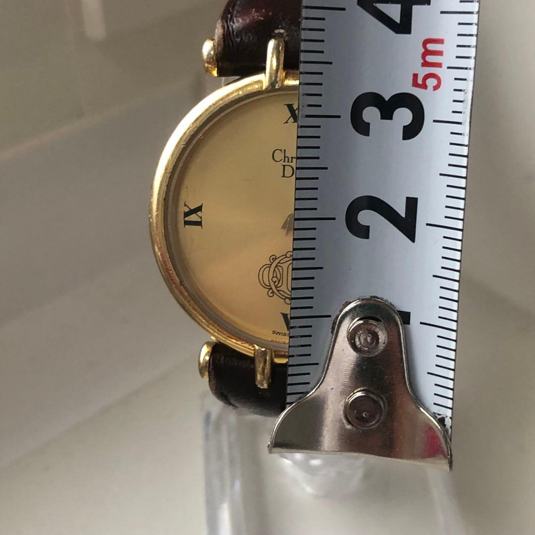 Christian Dior ビンテージ　アナログ腕時計 クォーツ ゴールド