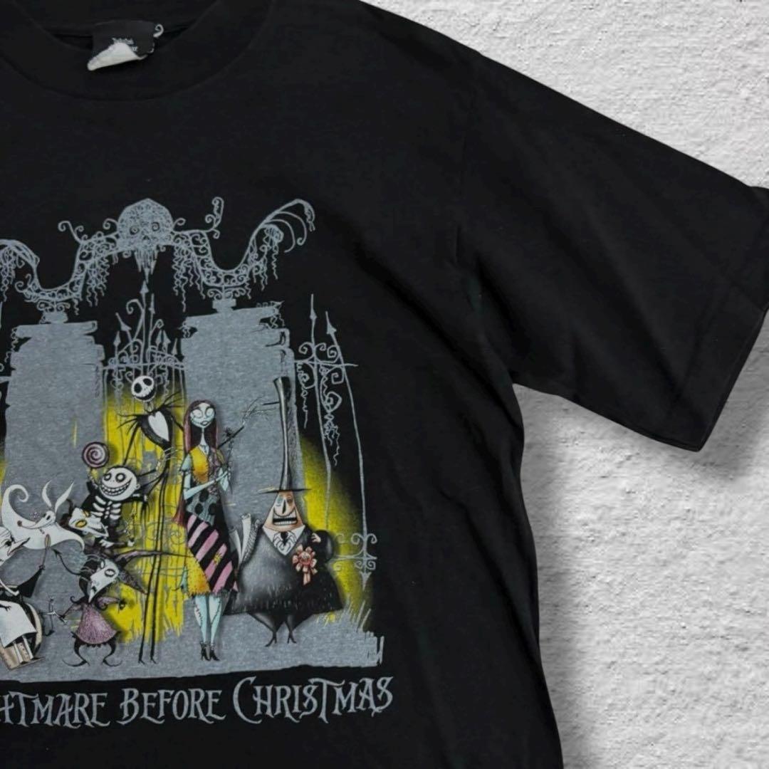 ディズニーナイトメアビフォアクリスマス Tシャツ00sブラックvintage古着