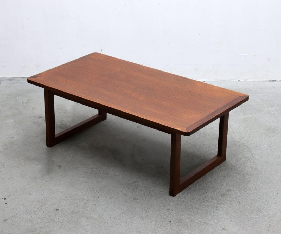 ヴィンテージ チーク材 センターテーブル ローテーブル レトロ 北欧デザイン