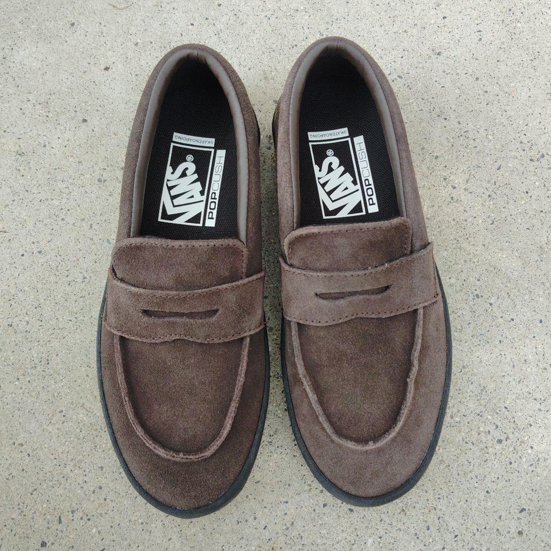 バンズ スエード ローファー ブラウン