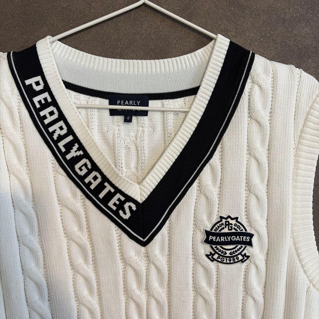 PEARLY GATES パーリーゲイツ ベスト ニット メンズ 6 ゴルフ