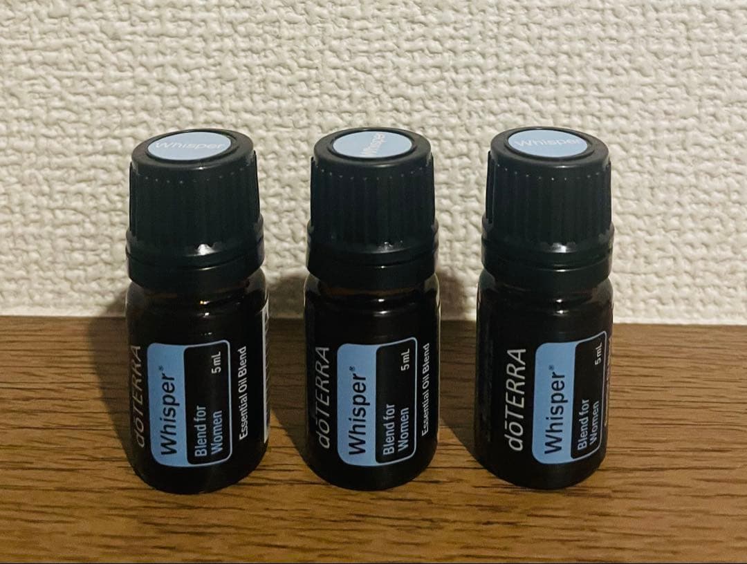 【希少】doTERRA ウィスパー　Whisper 5ml ３本