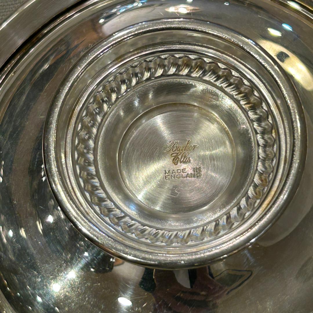 ♥Barker Ellis（バーカーエリス）シルバー脚付き皿
