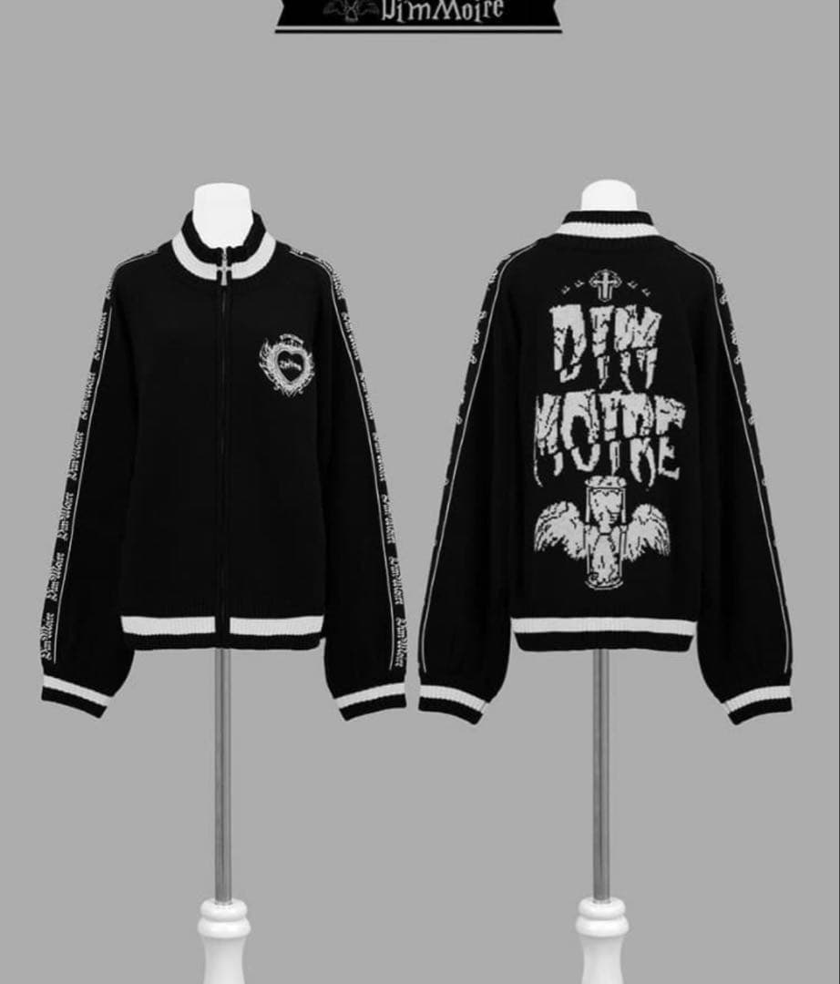 DimMoire【ディムモアール】ニットジャージトップス/Black