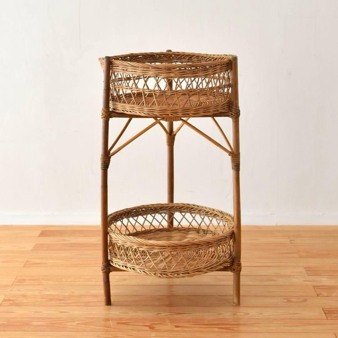 ランドリーバスケット　籐　ラタン　竹　バンブー
