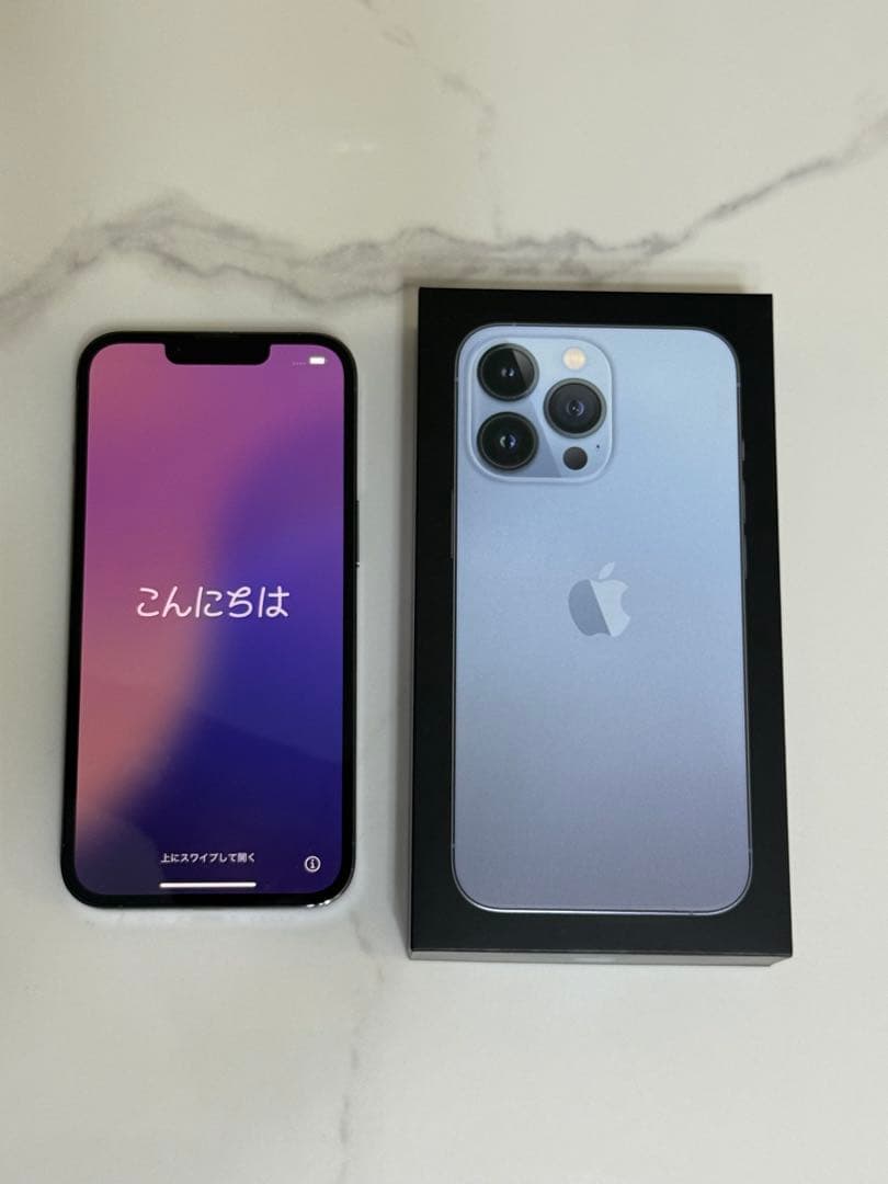 【美品】iPhone 13 Pro 512GB シエラブルー 箱付き