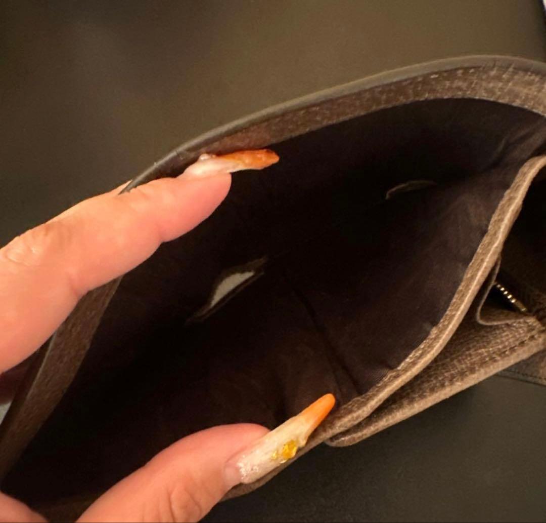 .*.様 オークショングッチGGキャンバス 折り財布 オフィディア シェリーライ