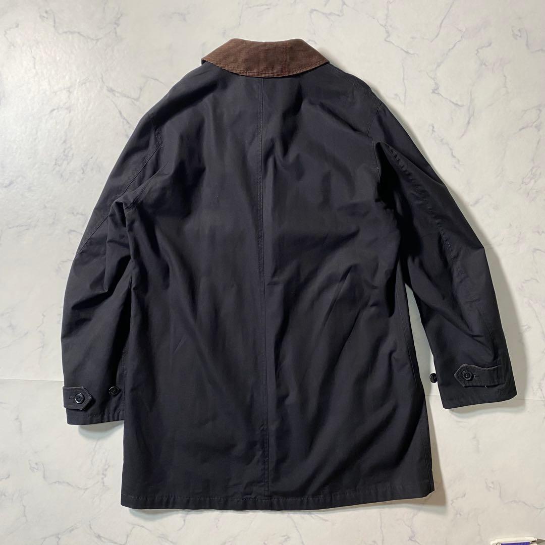 【美品】アナクロノーム　ステンカラーコート　裏地 フランネル＆オンブレ　サイズ3